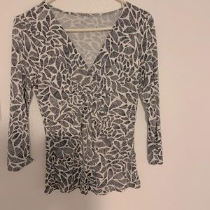 Cotton wrap top, Ann Taylor loft